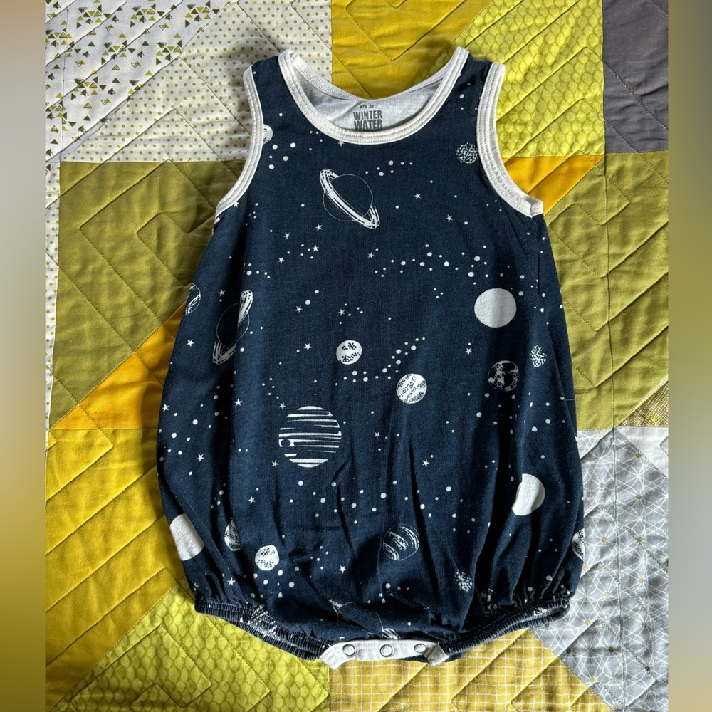 Outer Space Themed Kids One Piece